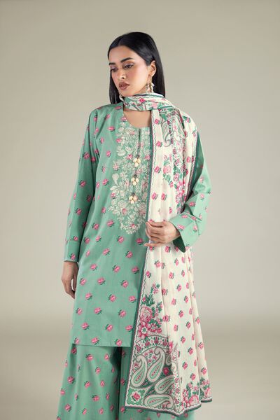 Embroidered | Lawn | Tailored 3-Piece Lawn | GBP 50.00