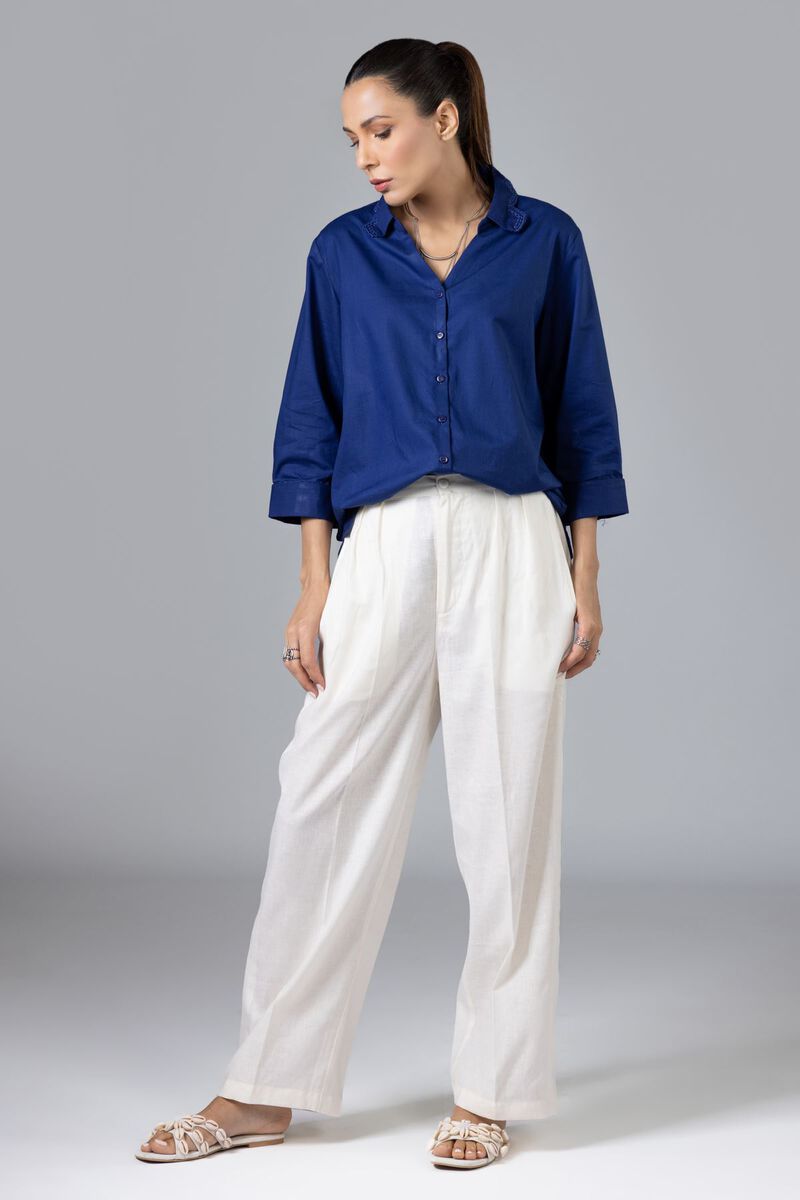 Dyed | Linen Cotton | Trousers | null
