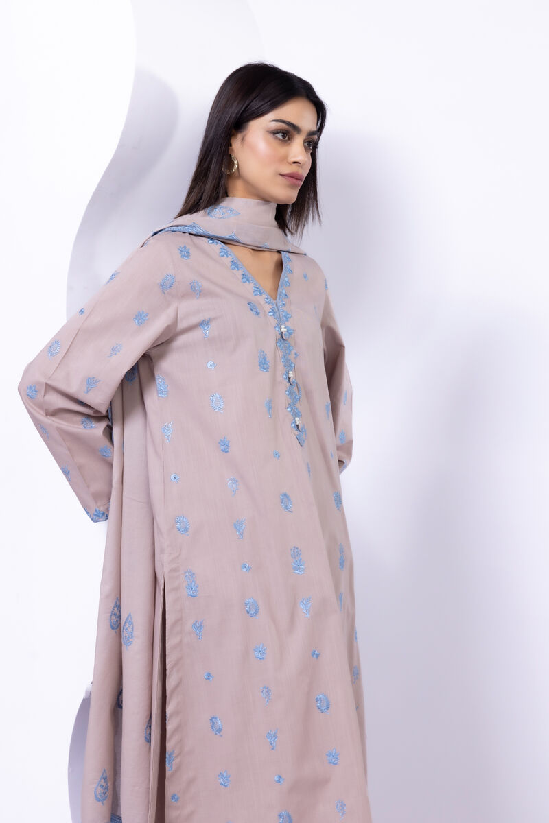 Embroidered | Slub lawn | Dupatta | null