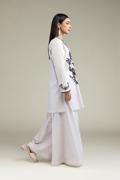 Embroidered | Cambric | Solid Summer Pants | GBP 15.00