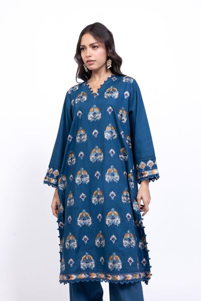 Embroidered | Heavy Textured Cotton | Kurta | GBP 15.00