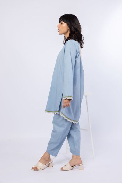 Dyed | Crosshatch Poplin | Pants | GBP 12.00