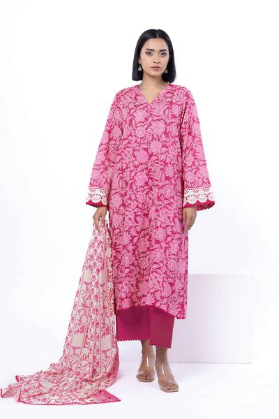Printed | Cotton | Tailored 3 Piece | GBP 40.00
