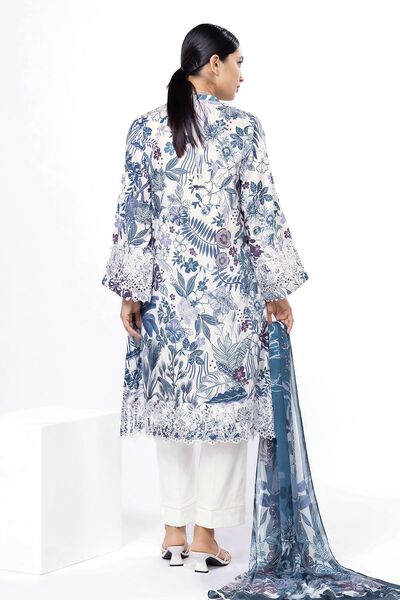 Embroidered | Cambric | Fabrics 3 Piece | GBP 13.50