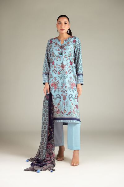 Embroidered | Cotton Dobby | Fabrics 3 Piece | GBP 28.00