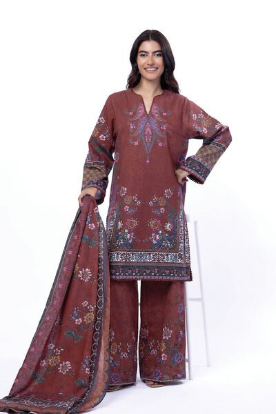 Printed | Karandi | Fabrics 3 Piece | GBP 35.00