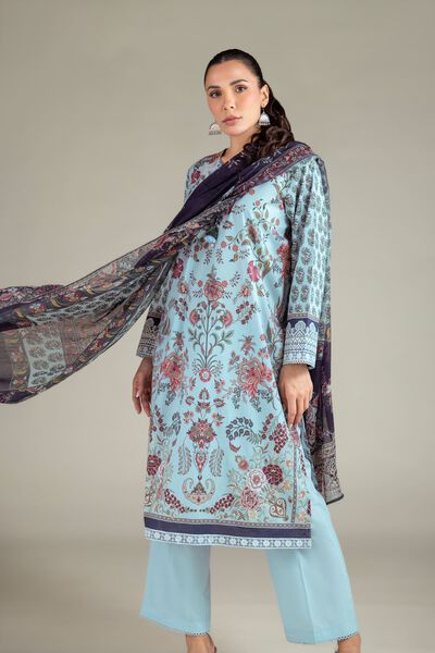 Embroidered | Cotton Dobby | Cotton Tailored Set | GBP 42.00