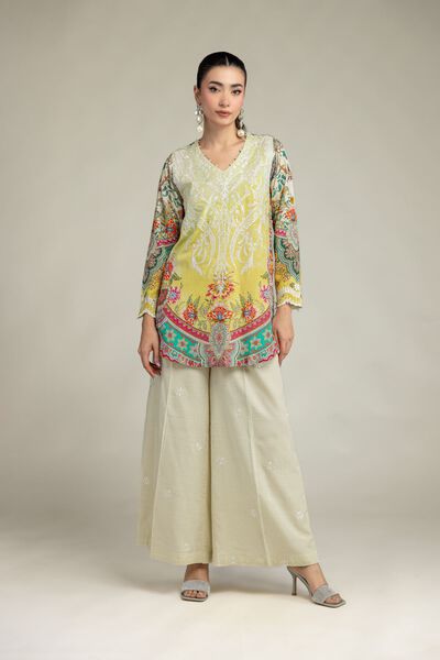 Embroidered | Raw Silk | Raw Silk Pants | GBP 25.00