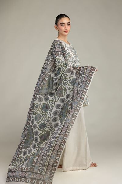 Embroidered | Mesuri | Floral Mesuri Dupatta | GBP 20.00
