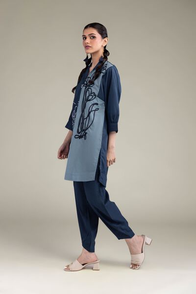 Dyed | Cambric | Solid Navy Pants | GBP 25.00