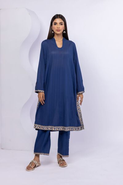 Embroidered | Leno | Kurta | GBP 15.00