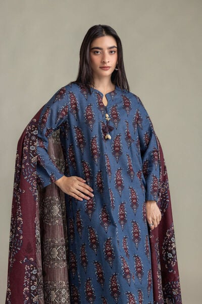 Printed | Light Khaddar | Tailored 3-Piece Set | GBP 55.00