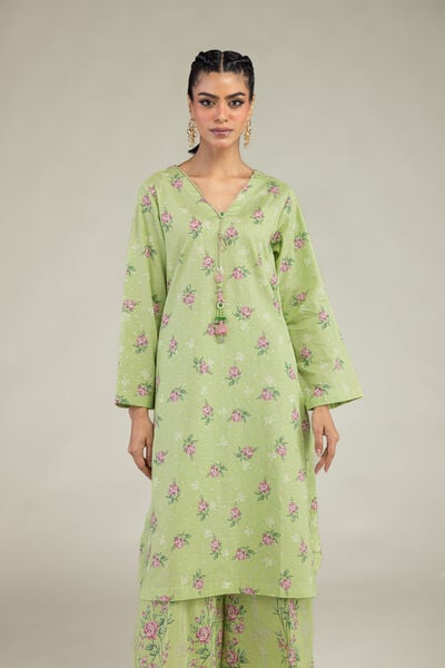 Printed | Cambric | Floral Longline Kurta | GBP 30.00