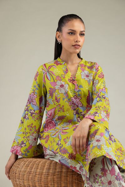 Printed | Cambric | Floral Cambric Kurta | GBP 30.00