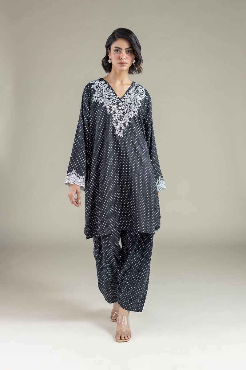 Embroidered | Marina | Polka Dot Kurta | null