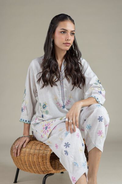 Embroidered | Heavy Textured Cotton | Kurta | GBP 32.00
