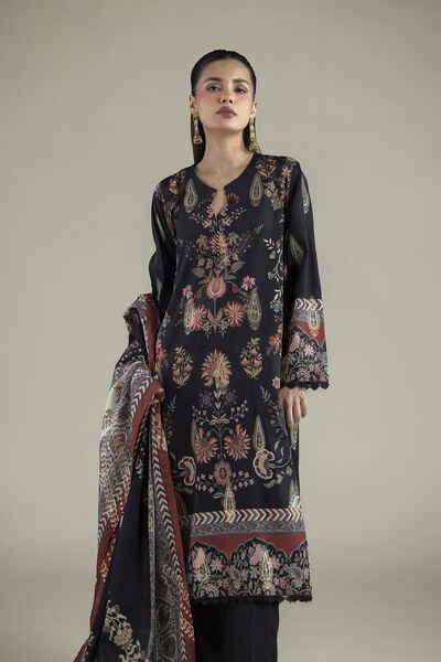 Printed | Jacquard | Floral Tailored 3-Piece | GBP 50.00
