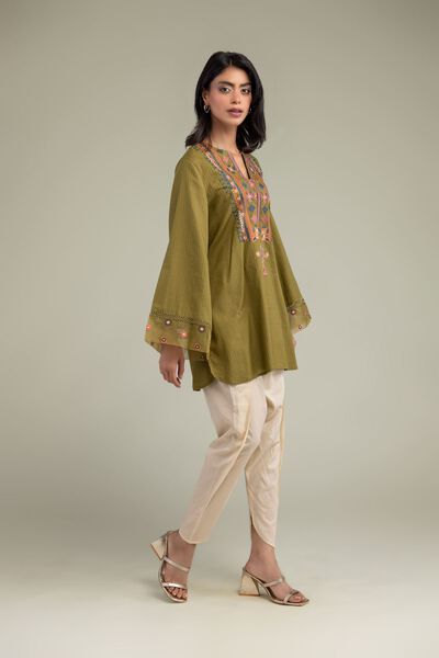 Embroidered | Cotton Dobby | Solid Cotton Shalwar | GBP 25.00