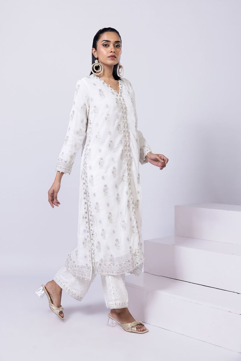 Embroidered | Polyester Crinkle Chiffon | Kurta | GBP 60.00