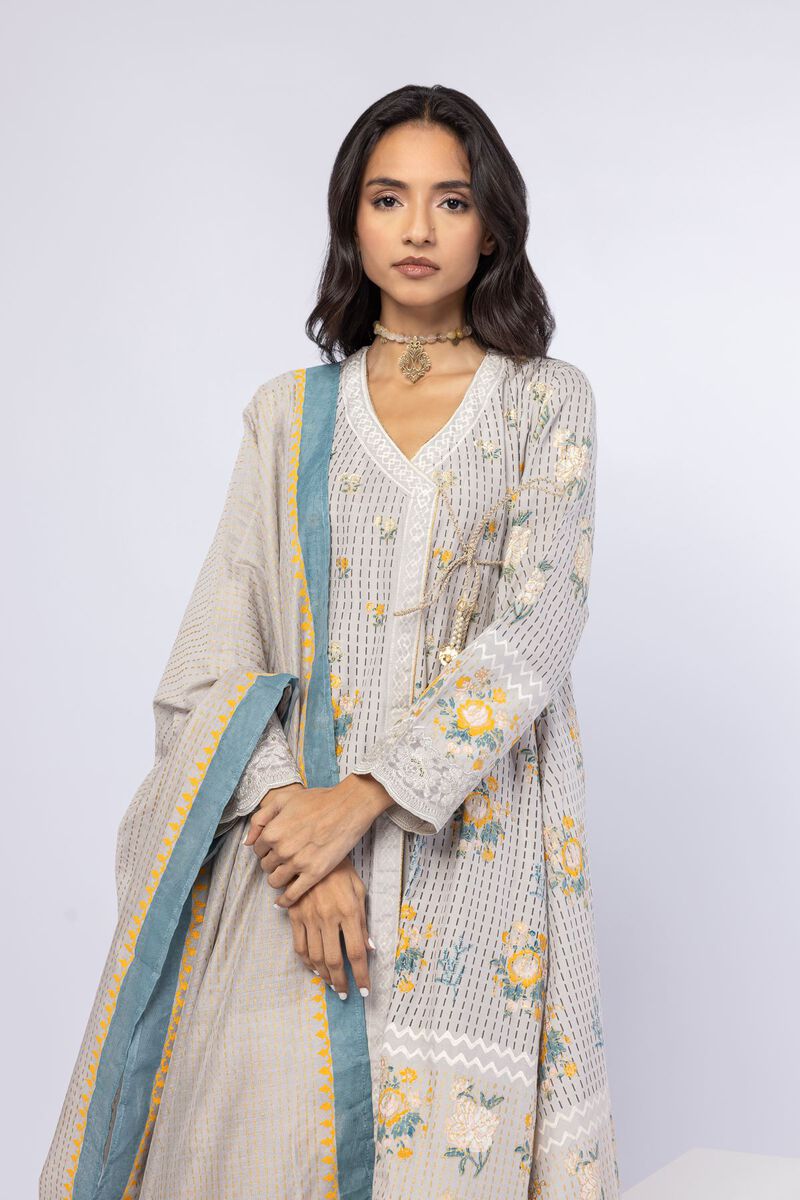 Printed | Cotton Net | Dupatta | GBP 25.00