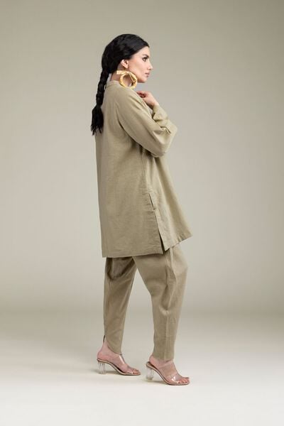 Dyed | Blended Linen | Solid Linen Shalwar | GBP 25.00