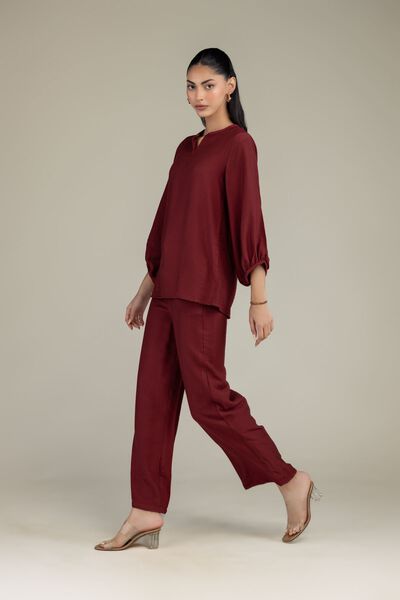 Dyed | Crepe | Trousers | GBP 25.00