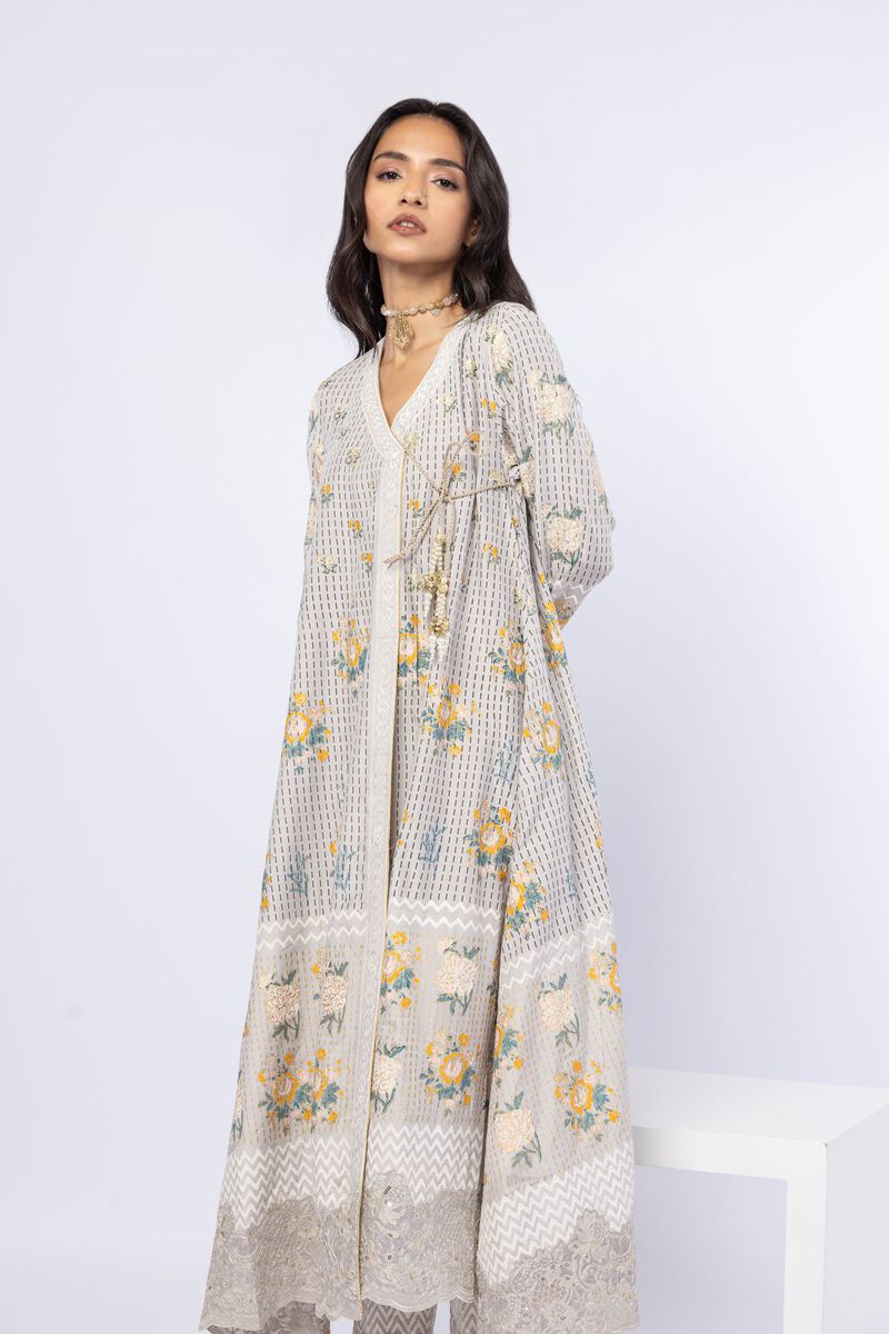 Embroidered | Raw Silk | Kurta | GBP 65.00