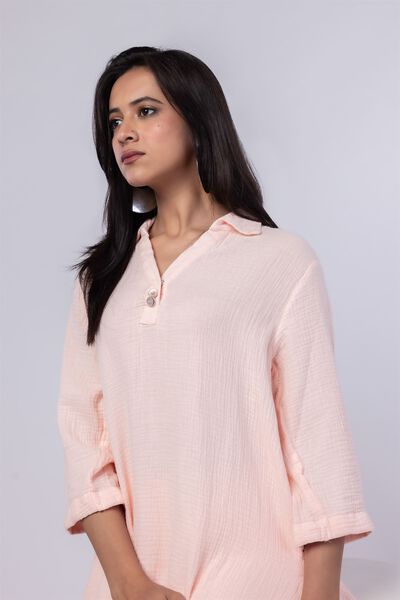 Dyed | Cheese Cloth | Kurta | GBP 9.00