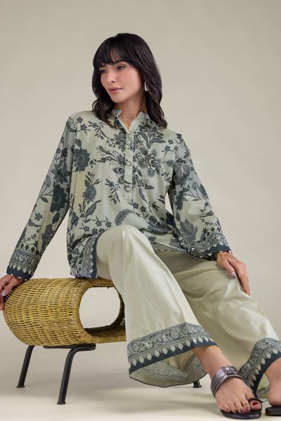 Printed | Cambric | Floral Cambric Kurta | GBP 35.00