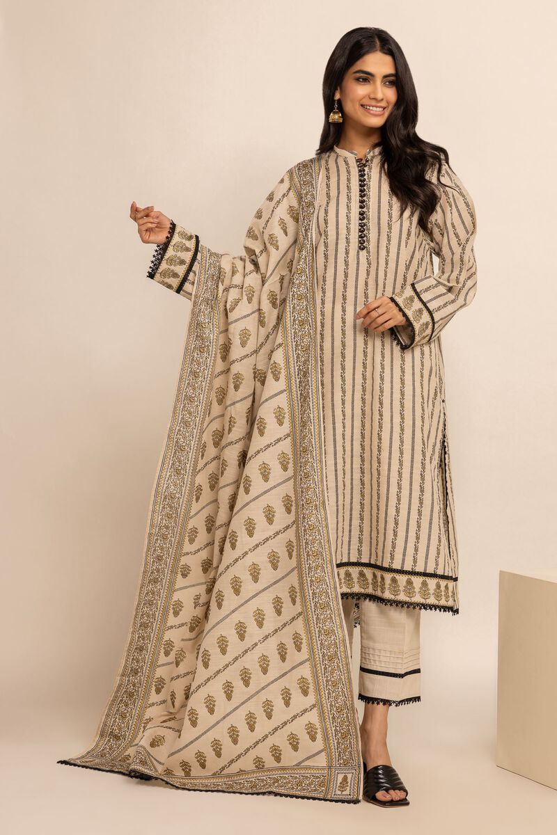 Printed | Khaddar | Fabrics 3 Piece | null