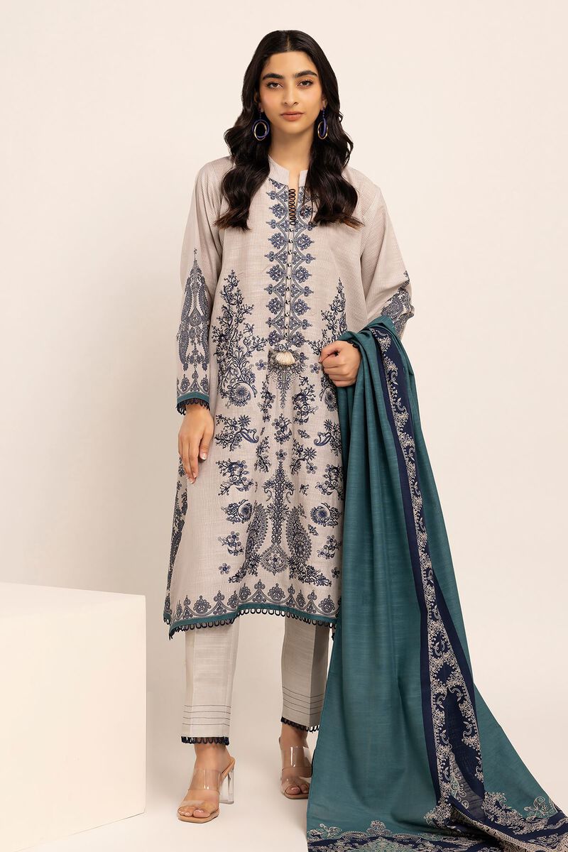 Embroidered | Khaddar | Fabrics 3 Piece | null