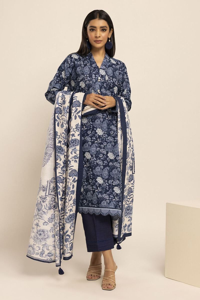 Buy Fabrics 3 Piece | 7.20 GBP | 1001788147 | Khaadi United Kingdom