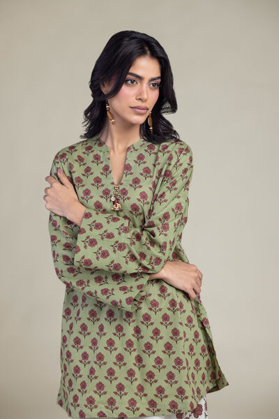 Printed | Cambric | Floral Short Kurta | GBP 30.00