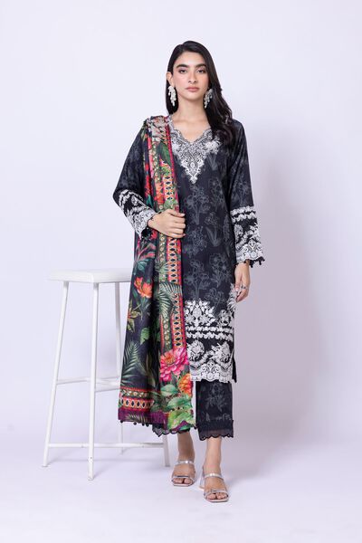 Embroidered | Cotton Satin | Pants | GBP 8.50