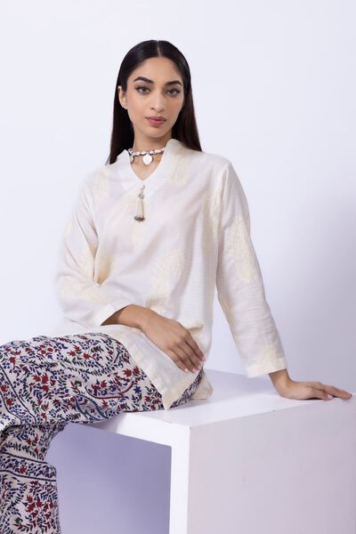 Embroidered | Cotton Dobby | Kurta | GBP 15.00