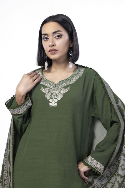 Embroidered | Khaddar | Fabrics 3 Piece | GBP 65.00