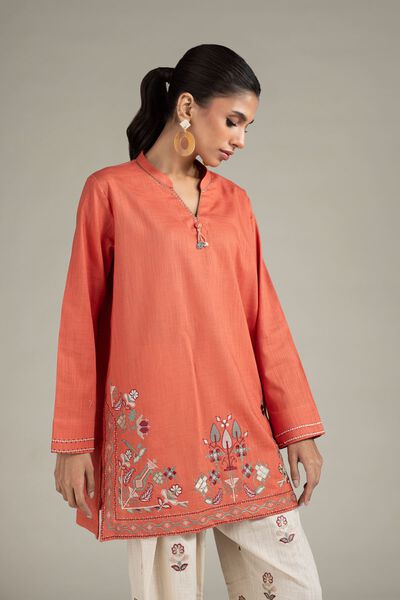 Embroidered | Heavy Textured Cotton | Kurta | GBP 12.50