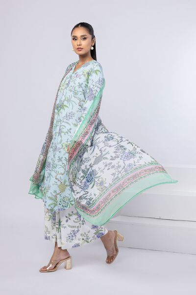Printed | Polyester Crinkle Chiffon | Dupatta | GBP 15.00