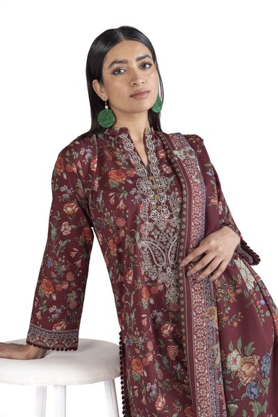 Embroidered | Slub Lawn | Tailored 3 Piece | GBP 25.00