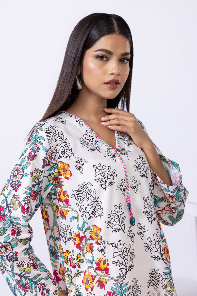 Embroidered | Crosshatch Poplin | Kurta | GBP 30.00