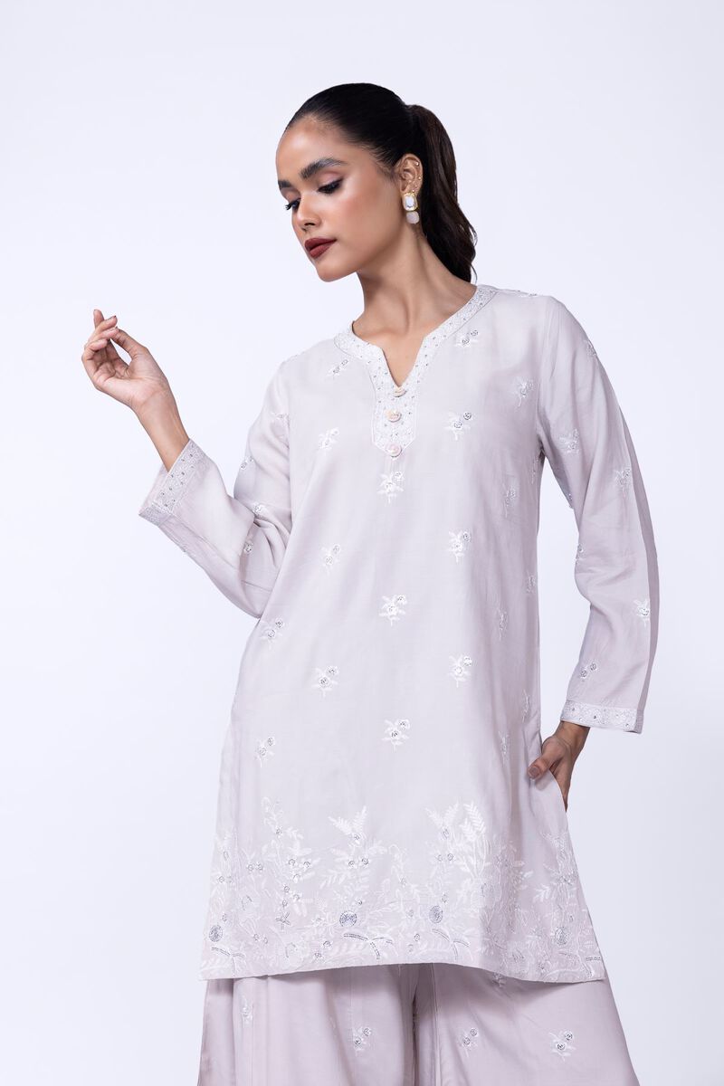 Embroidered | Russian Raw Silk | Kurta | GBP 12.00