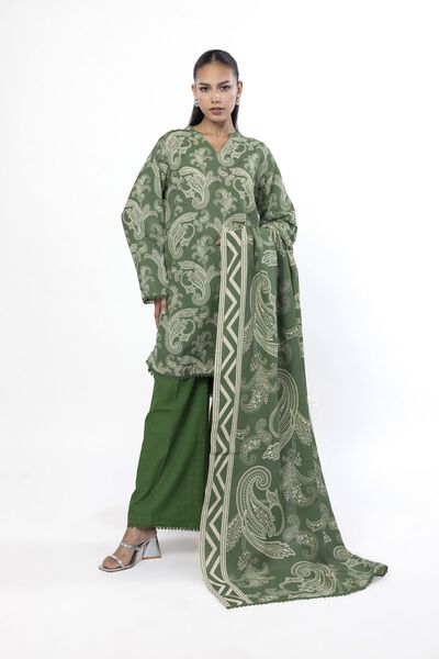 Printed | Khaddar | Tailored 3 Piece | GBP 40.00