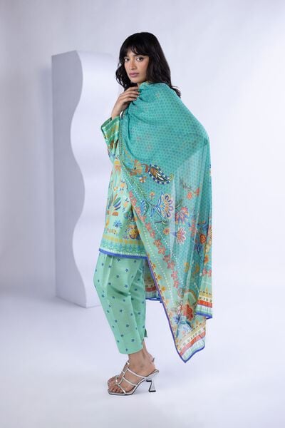 Printed | Thai Silk | Shalwar | GBP 20.00