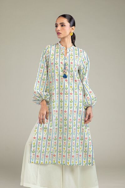 Printed | Cambric | Floral Cambric Kurta | GBP 10.00