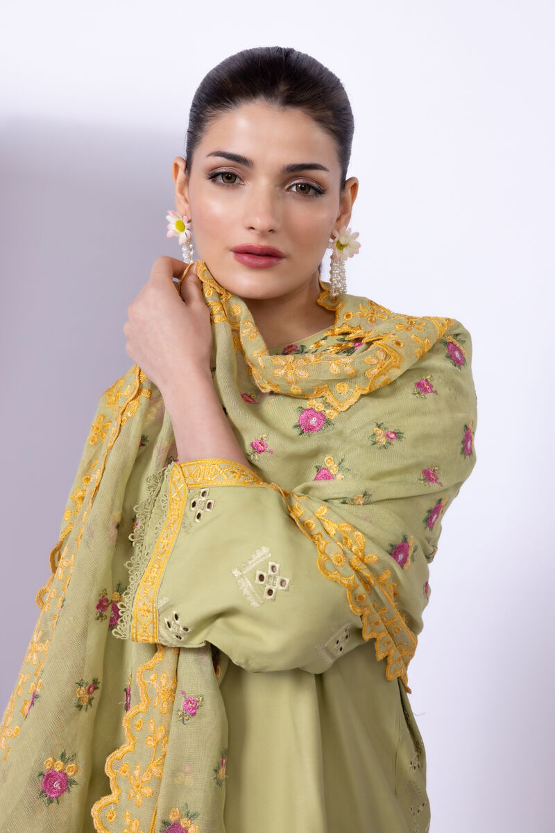 Embroidered | Viscose Polyester Net | Dupatta | GBP 35.00