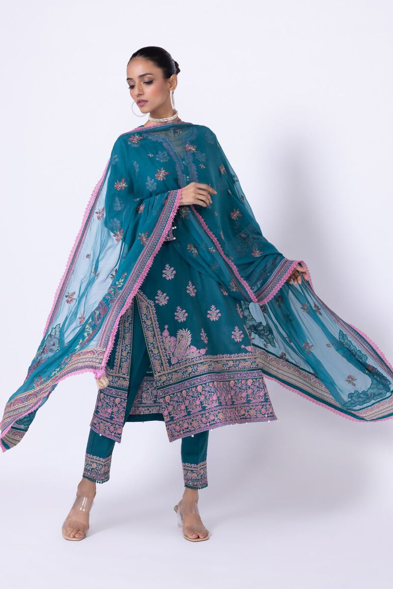 Embroidered | Bamber Chiffon | Dupatta | null
