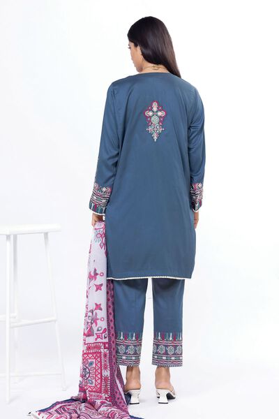 Embroidered | Dobby | Tailored 3 Piece | GBP 25.00