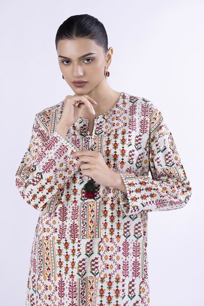 Printed | Crosshatch Poplin | Kurta | GBP 20.00