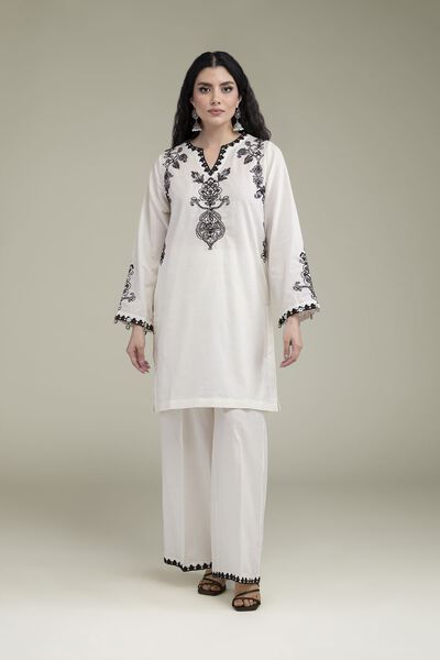 Embroidered | Cotton Dobby | Cotton Dobby Pants | GBP 15.00