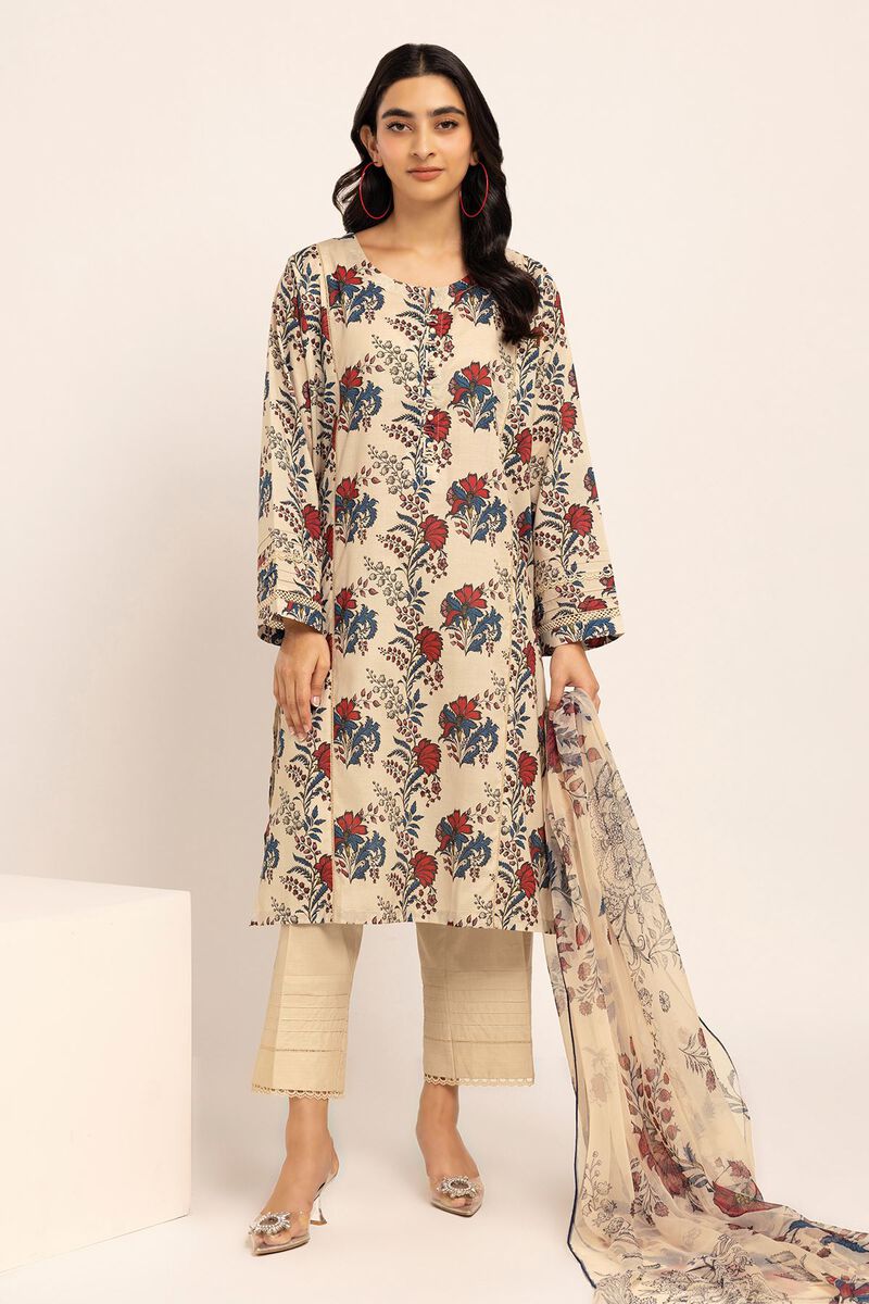 Printed | Cambric | Fabrics 3 Piece | null
